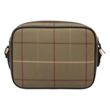 Burberry Vintage Check Beige Canvas Shoulder Bag ( )