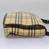 Burberry Nova Check Beige Canvas Shoulder Bag ( )
