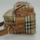 Burberry Nova Check Beige Canvas Shoulder Bag ( )