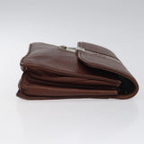 Burberry Brown Leather Clutch Bag ( )