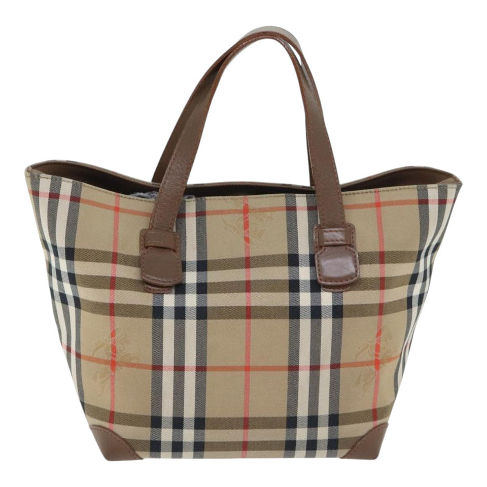 Burberry Nova Check Beige Canvas Tote Bag ( )
