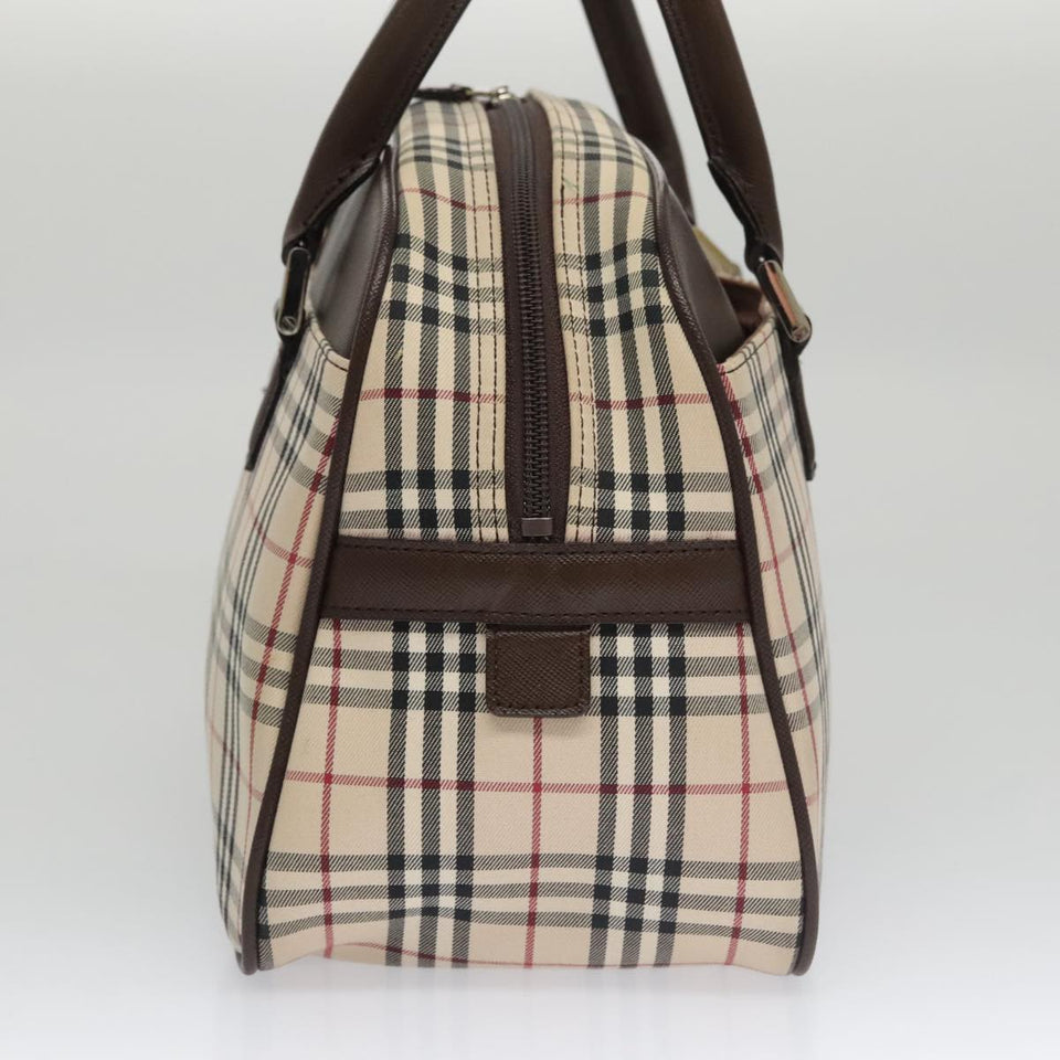 Burberry Nova Check Beige Canvas Handbag ( )