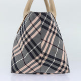 Burberry Nova Check Grey Synthetic Handbag ( )