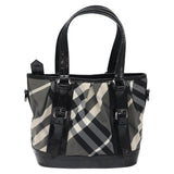 Burberry Nova Check Black Nylon Tote Bag ( )