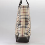 Burberry Nova Check Beige Canvas Handbag ( )