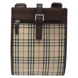 Burberry Nova Check Beige Canvas Shoulder Bag ( )