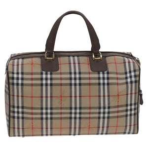 Burberry Nova Check Beige Canvas Travel Bag ( )