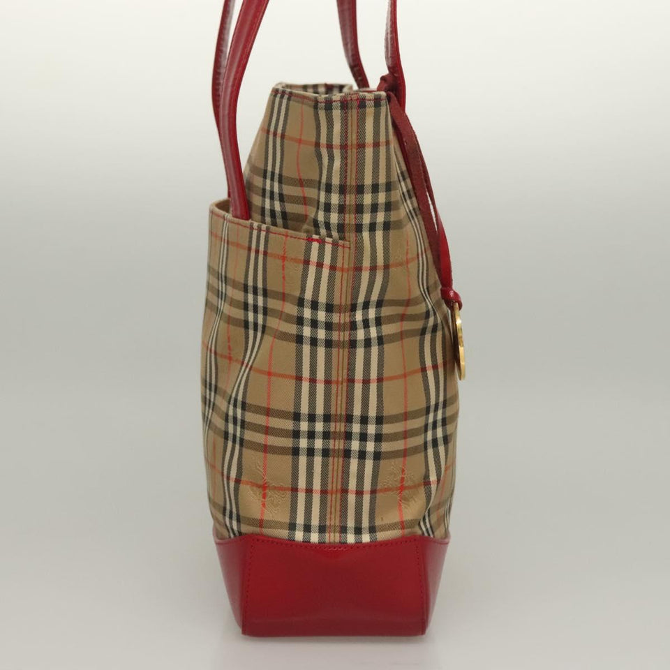 Burberry Nova Check Beige Canvas Tote Bag ( )