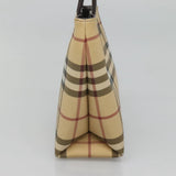 Burberry Nova Check Beige Canvas Handbag ( )