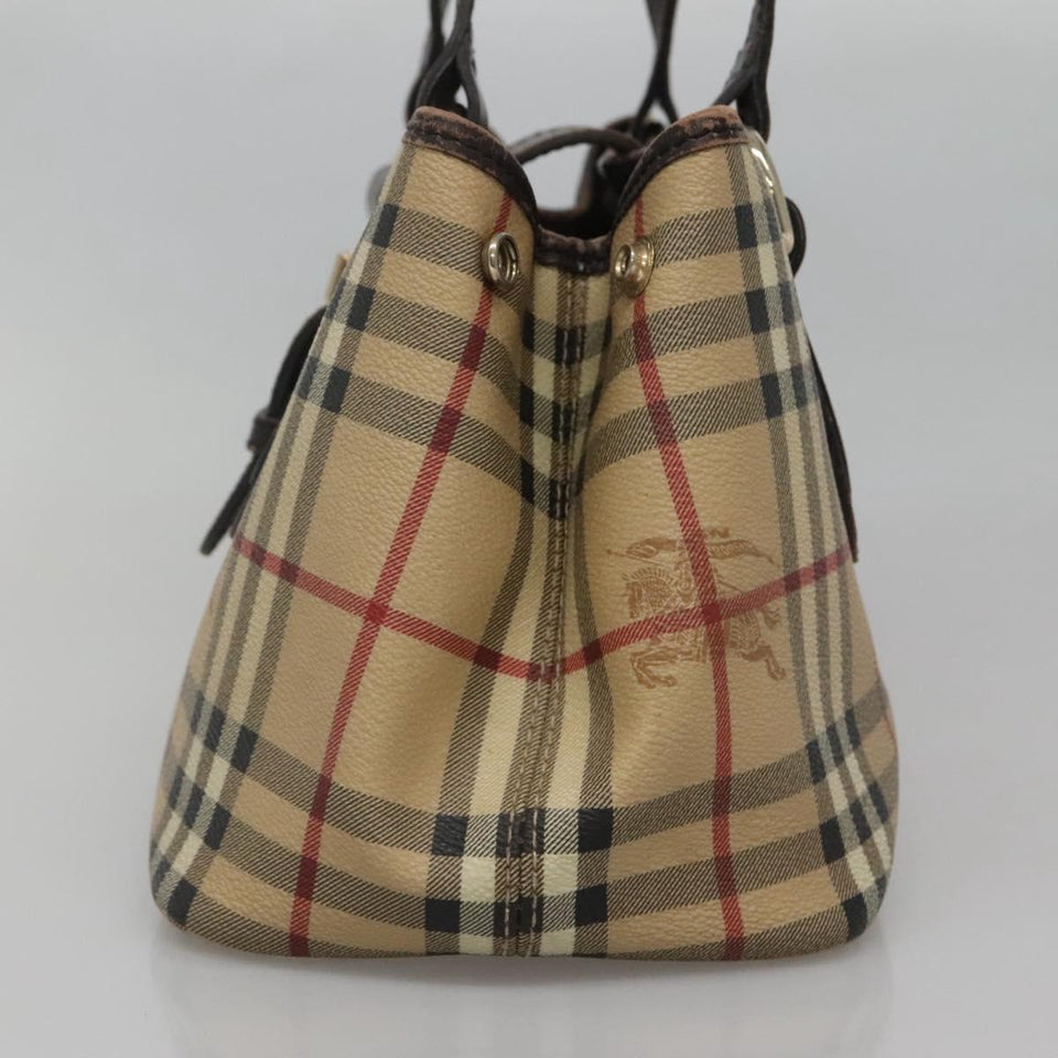Burberry Nova Check Beige Canvas Tote Bag ( )