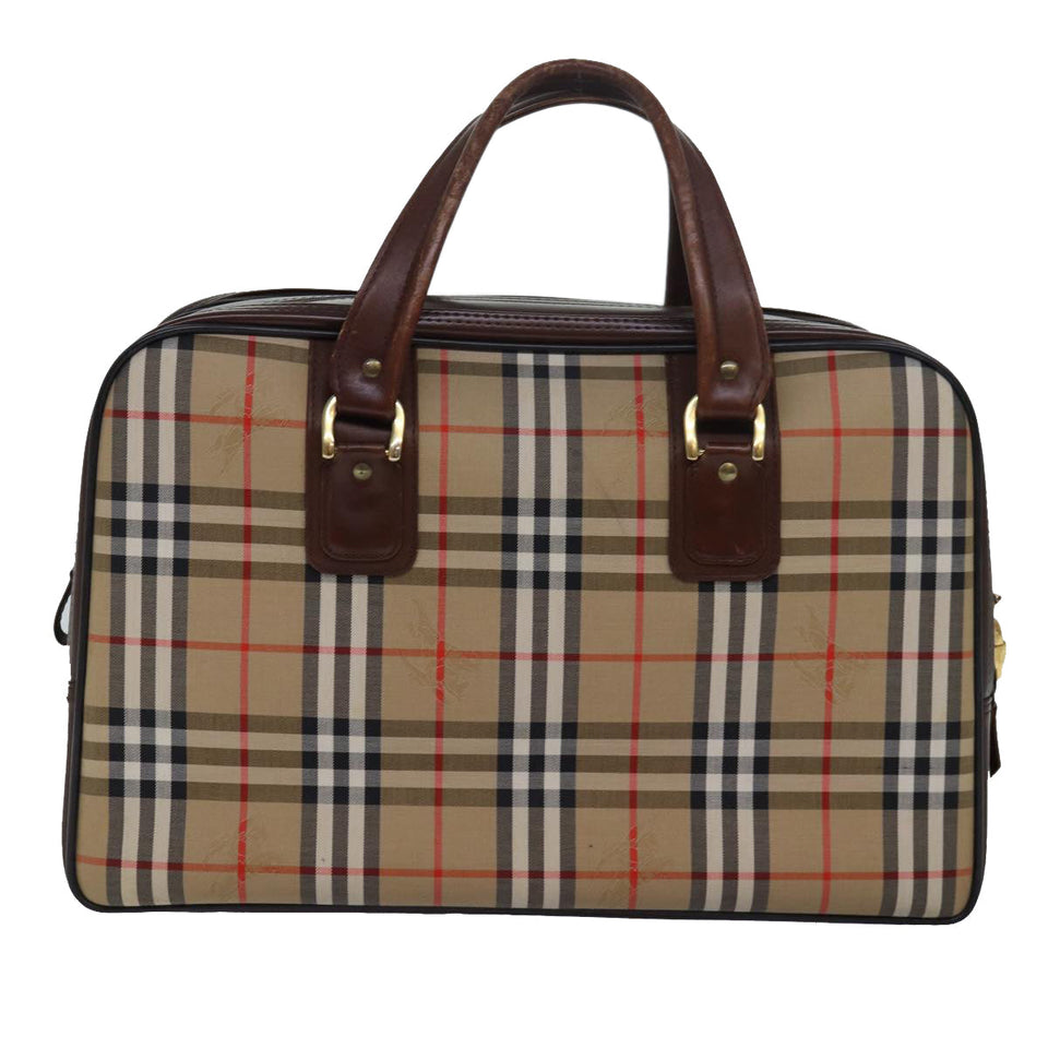 Burberry Beige Canvas Travel Bag ( )
