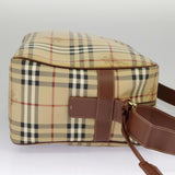 Burberry Nova Check Beige Canvas Shoulder Bag ( )