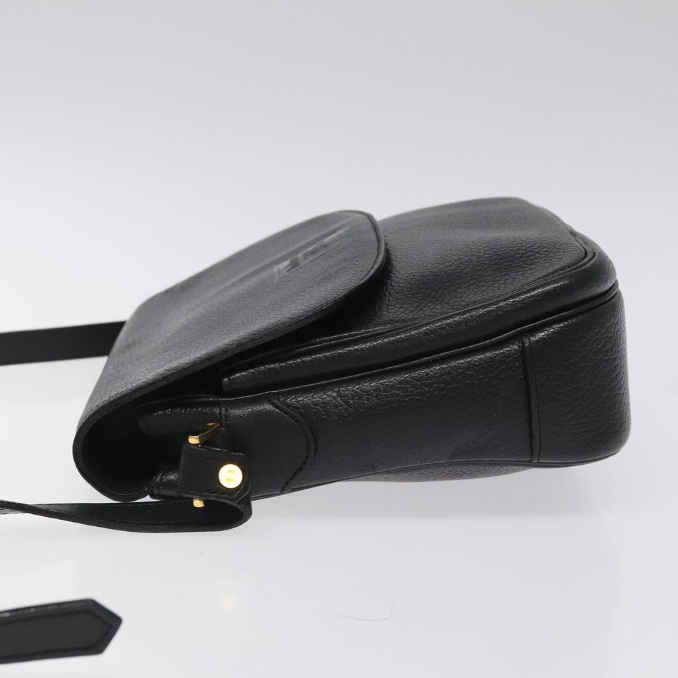 Burberry Black Leather Shoulder Bag ( )