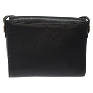 Burberry Nova Check Black Leather Shoulder Bag ( )