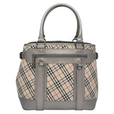 Burberry Nova Check Beige Canvas Tote Bag ( )