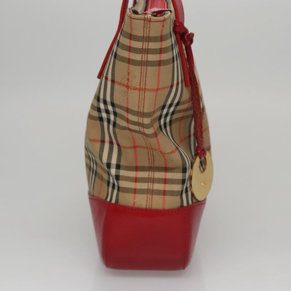 Burberry Nova Check Beige Canvas Handbag ( )