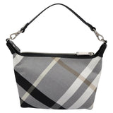 Burberry Nova Check Grey Canvas Clutch Bag ( )