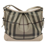 Burberry Nova Check Khaki Canvas Shoulder Bag ( )