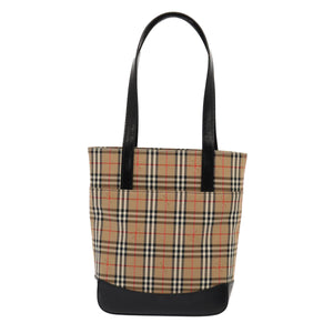 Burberry Nova Check Beige Canvas Tote Bag ( )