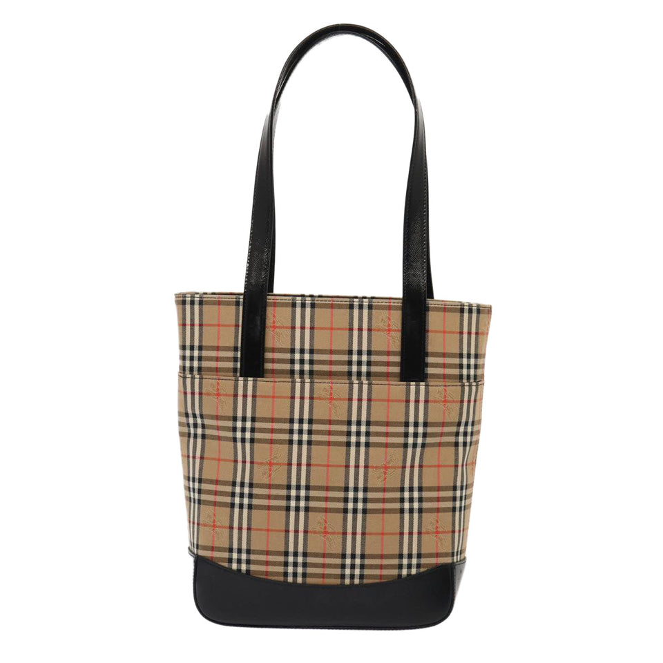Burberry Nova Check Beige Canvas Tote Bag ( )