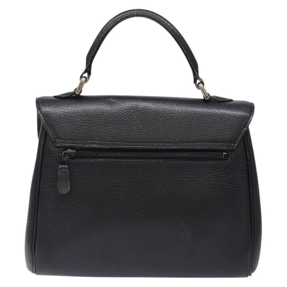 Burberry Triple Loving Heart Black Leather Handbag ( )