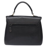 Burberry Triple Loving Heart Black Leather Handbag ( )