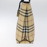 Burberry Nova Check Beige Canvas Tote Bag ( )