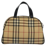 Burberry Nova Check Beige Canvas Handbag ( )