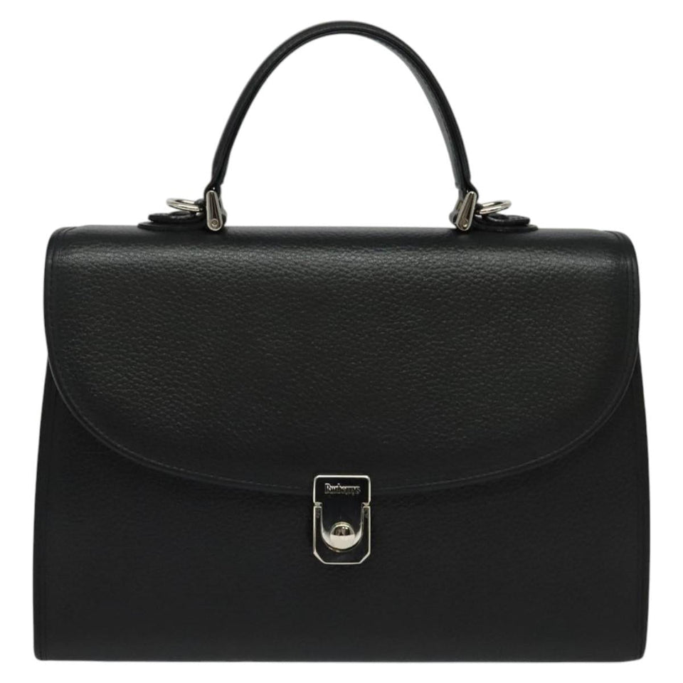Burberry Black Leather Handbag ( )