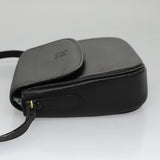 Burberry Black Leather Shoulder Bag ( )