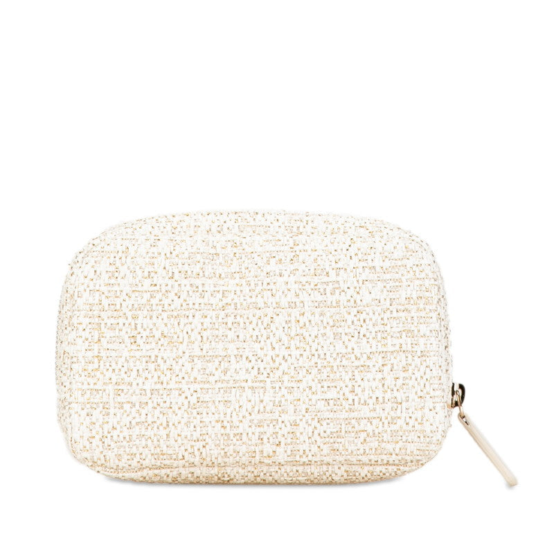 Chanel Deauville Tweed Pouch