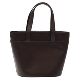Burberry House Check Brown Leather Handbag ( )