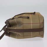 Burberry Nova Check Beige Canvas Shoulder Bag ( )