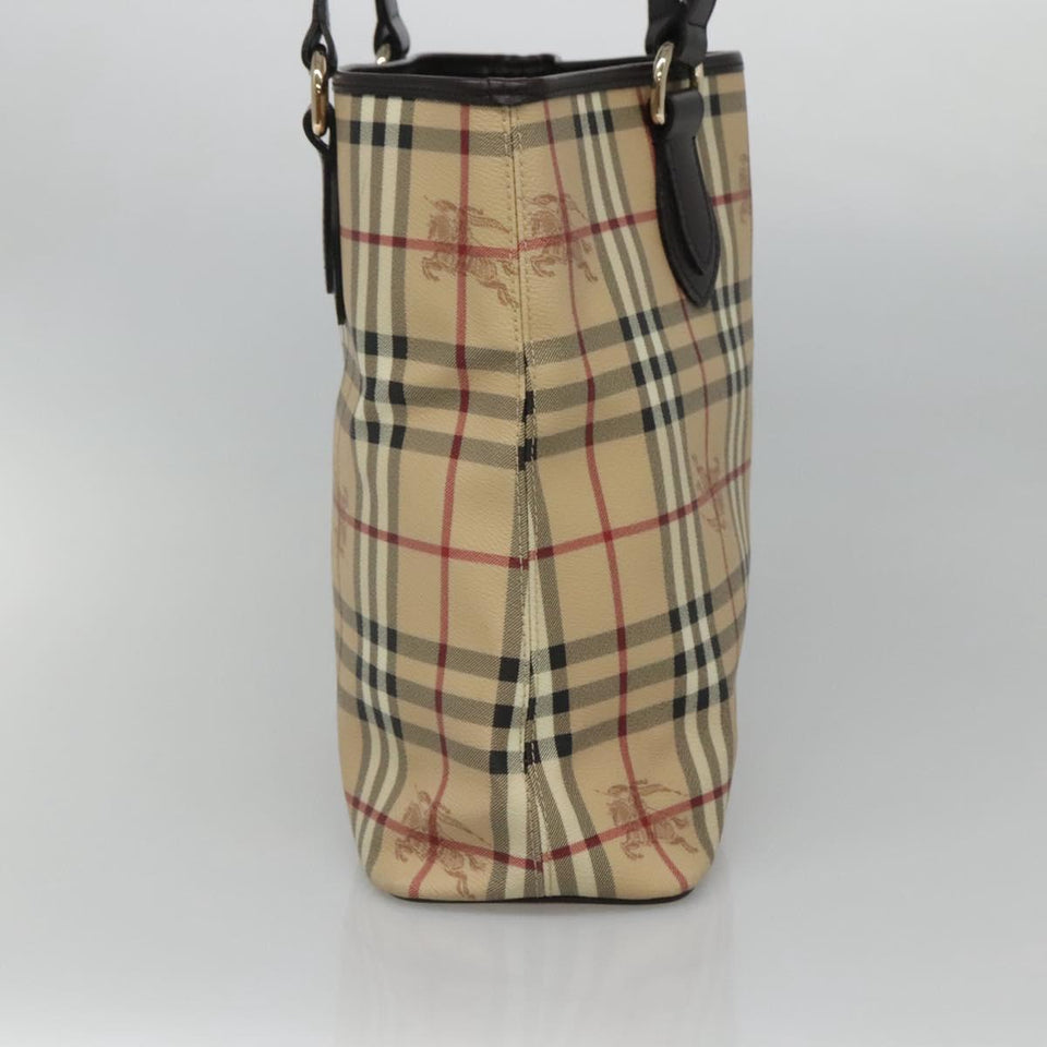 Burberry Nova Check Beige Canvas Tote Bag ( )