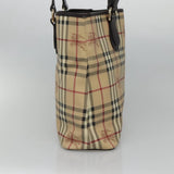 Burberry Nova Check Beige Canvas Tote Bag ( )