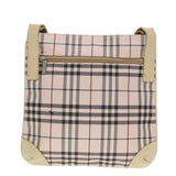 Burberry Blue Label Beige Synthetic Shoulder Bag ( )