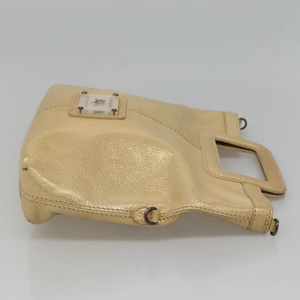 Burberry Blue Label Gold Leather Handbag ( )