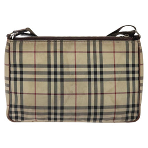 Burberry Nova Check Beige Synthetic Shoulder Bag ( )