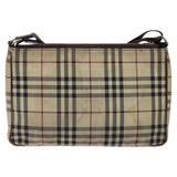 Burberry Nova Check Beige Synthetic Shoulder Bag ( )