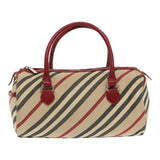 Burberry Nova Check Beige Synthetic Handbag ( )