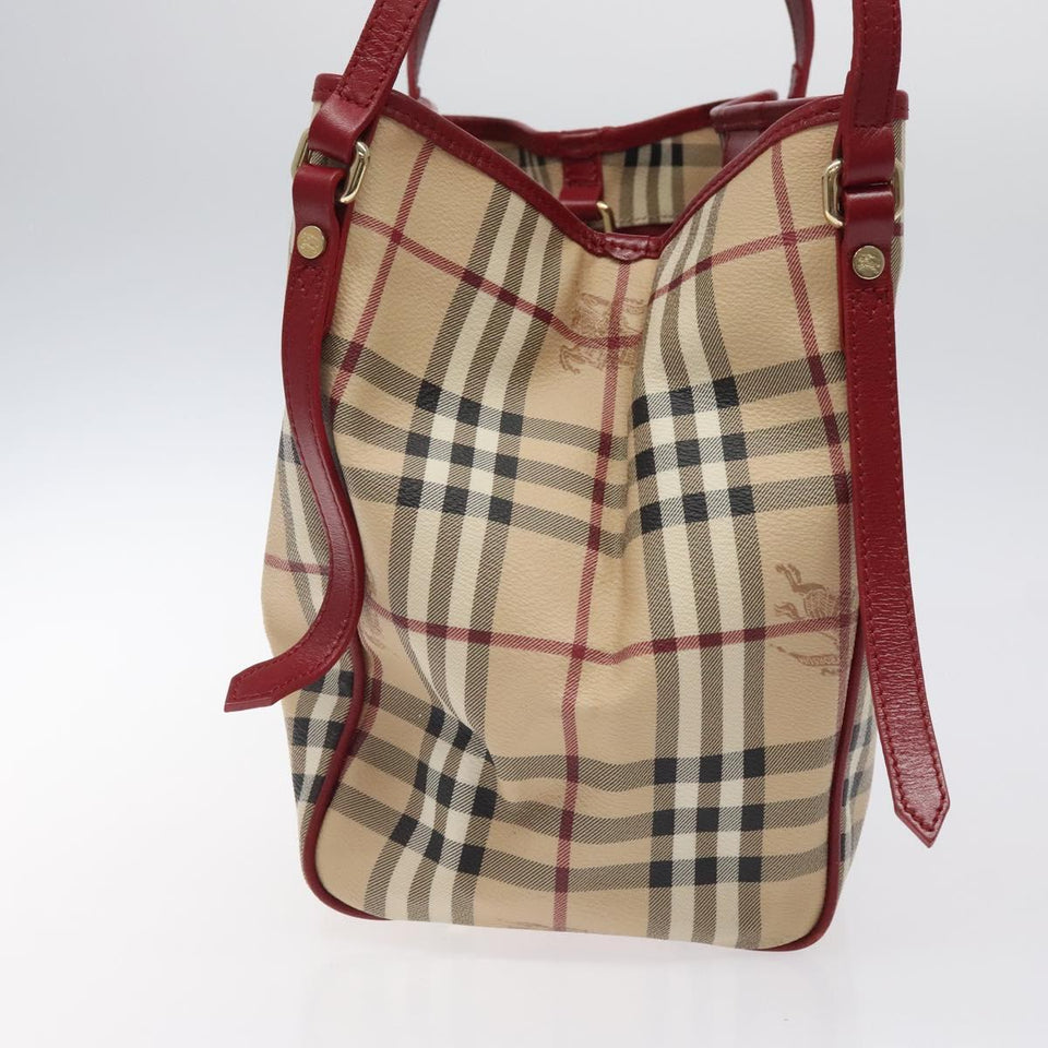 Burberry Nova Check Beige Canvas Shoulder Bag ( )