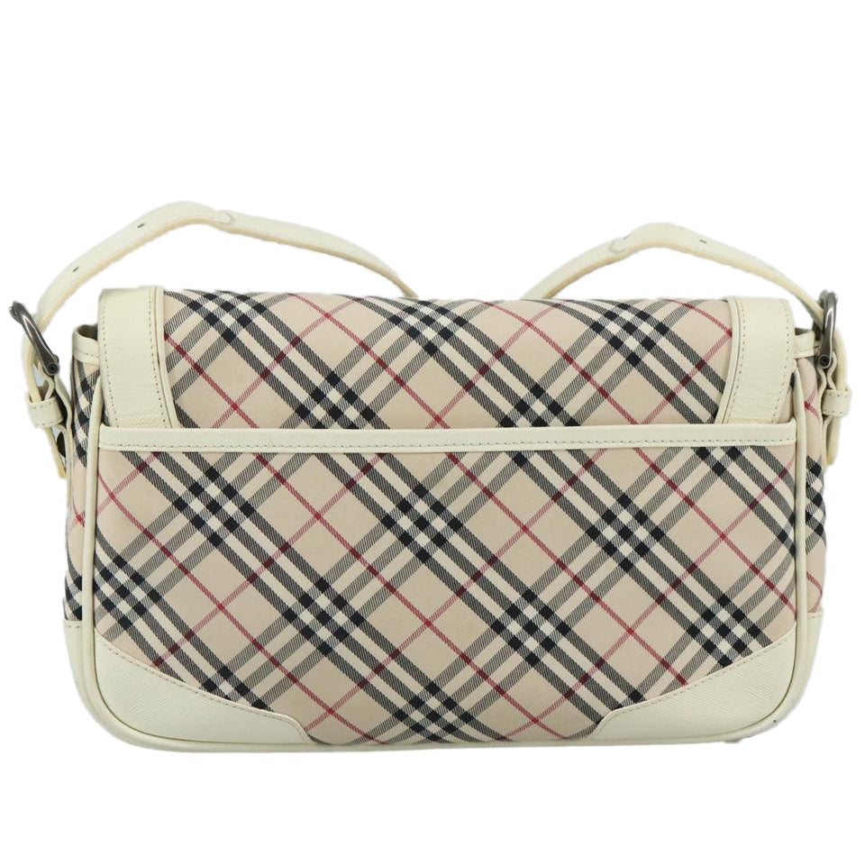 Burberry Nova Check Beige Canvas Shoulder Bag ( )