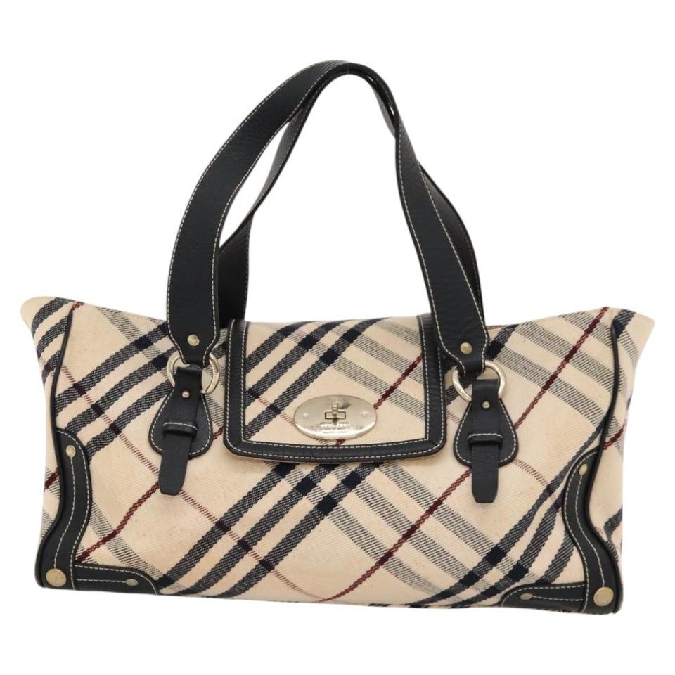 Burberry Blue Label Beige Canvas Tote Bag ( )