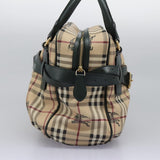 Burberry Nova Check Beige Canvas Handbag ( )