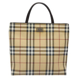 Burberry Nova Check Beige Canvas Handbag ( )