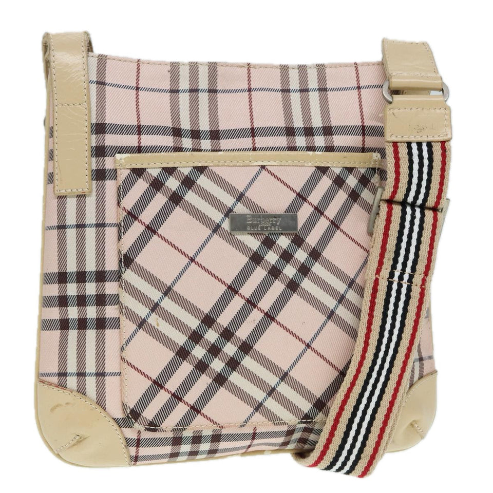 Burberry Blue Label Beige Synthetic Shoulder Bag ( )