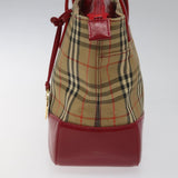 Burberry Nova Check Beige Canvas Handbag ( )