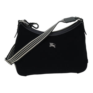 Burberry Blue Label Black Canvas Shoulder Bag ( )