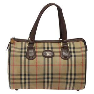 Burberry Nova Check Beige Canvas Travel Bag ( )