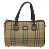 Burberry Nova Check Beige Canvas Travel Bag ( )